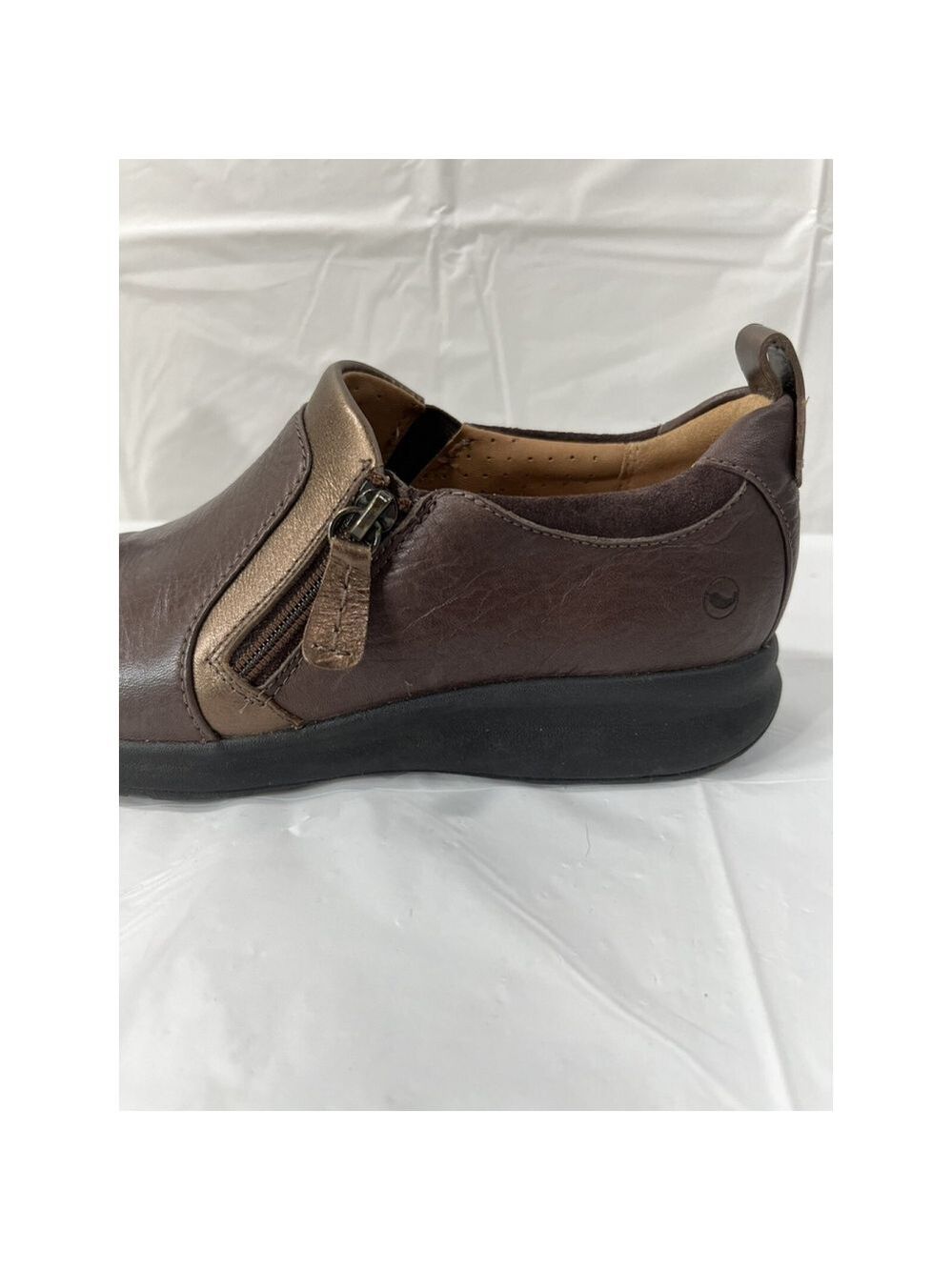 Clark’s Un Adorn Unstructured Brown Shoes Sz 7 N Brown Copper - Picture 12 of 16
